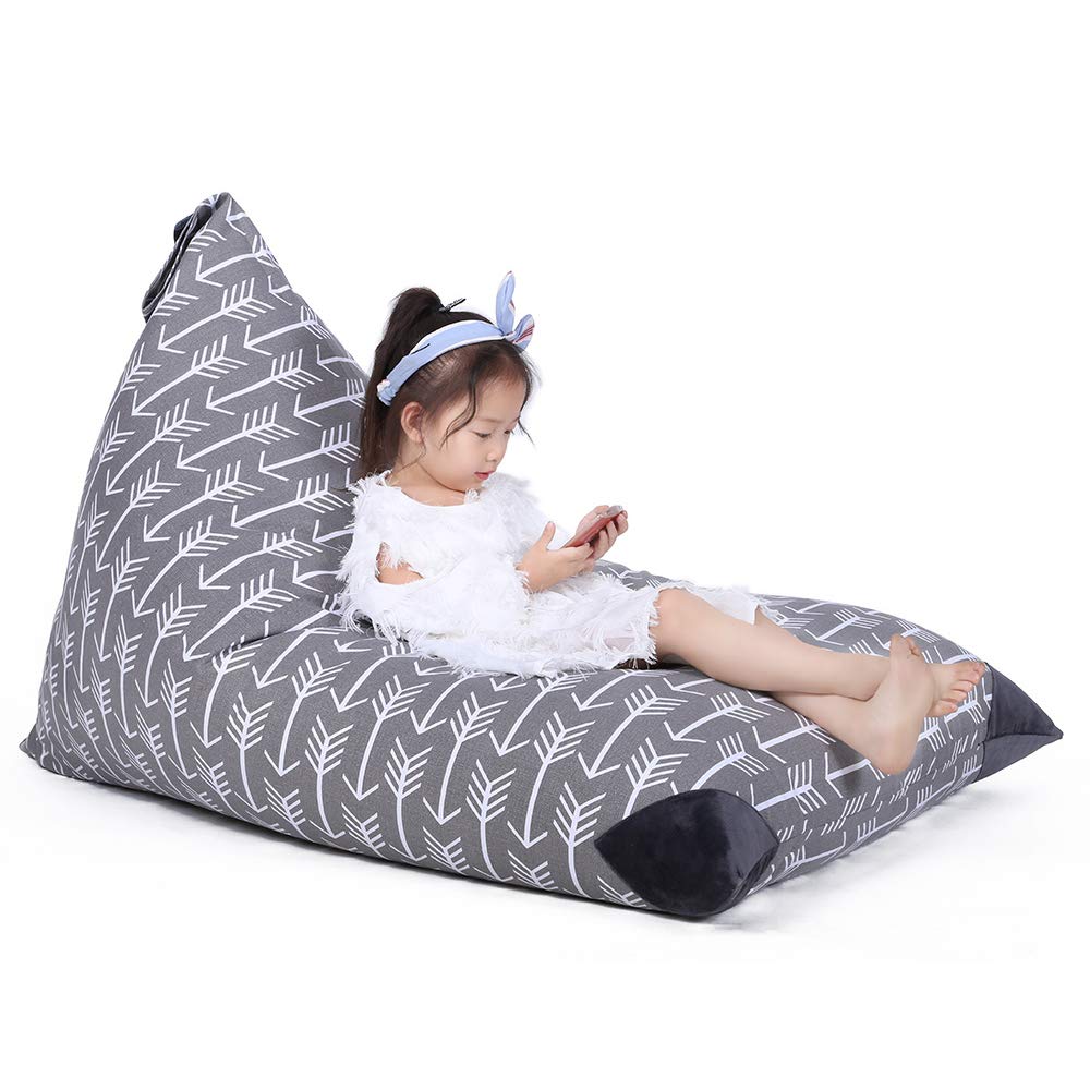 Jorbest Stuffed Animal Storage Bean Bag Chair for Kids and Adults, Stuffed Animal Storage, Dinosaur Bean Bag Chair Cover for Kid